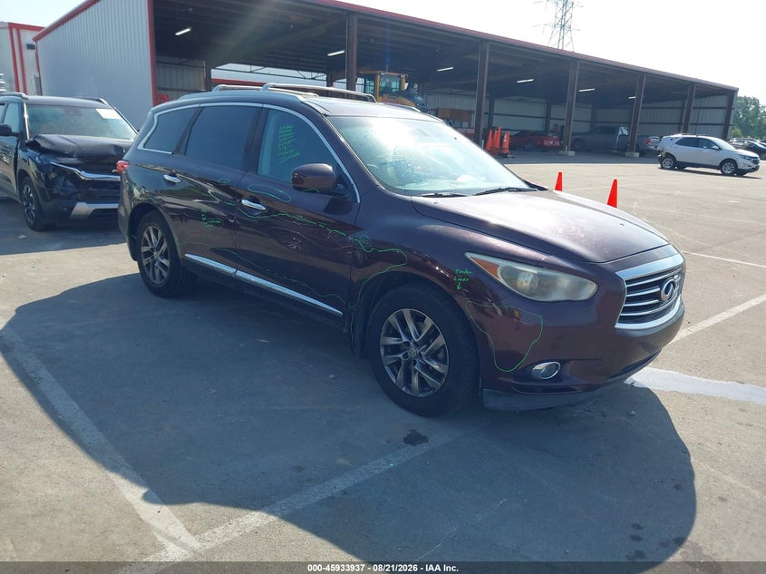 2014 Infiniti Qx60, Left & Right Side, IAAI, VIN 5N1AL0MN5EC519922