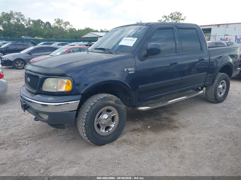 2001 Ford F-150, Обычный износ, IAAI, VIN 1FTRW08L51KB89724 — фото 2