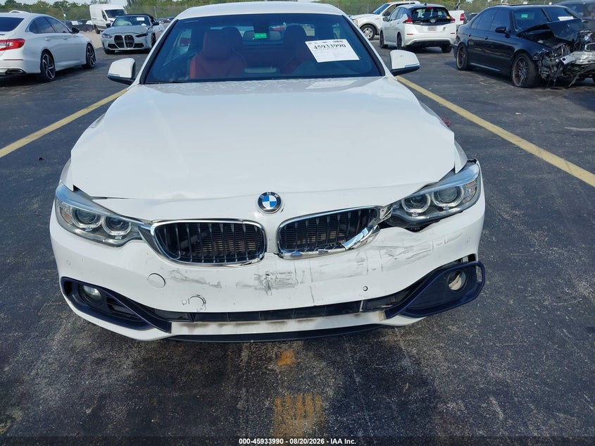 2016 BMW 4ER CABRIO 2.0L I-4 DI, DOHC, VVT, TURBO, 240HP