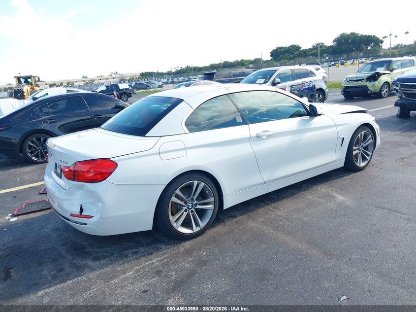 2016 BMW 4ER CABRIO 2.0L I-4 DI, DOHC, VVT, TURBO, 240HP