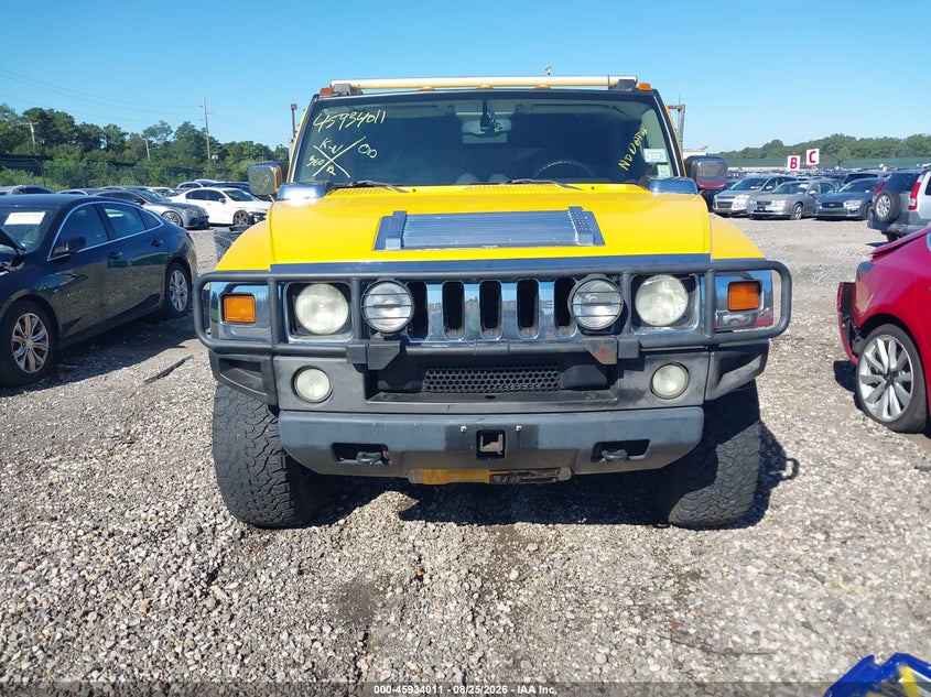 HUMMER H2 2003 VIN 5GRGN23UX3H112187