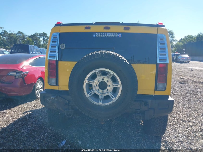 HUMMER H2 2003 VIN 5GRGN23UX3H112187