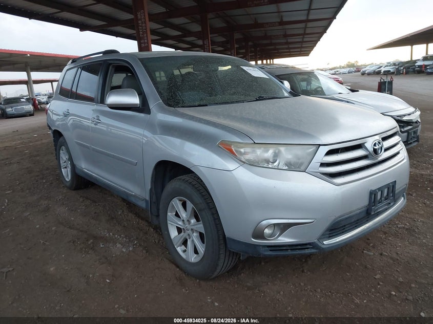 2012 Toyota Highlander Se V6, Rear, IAAI, VIN 5TDBK3EH7CS129549
