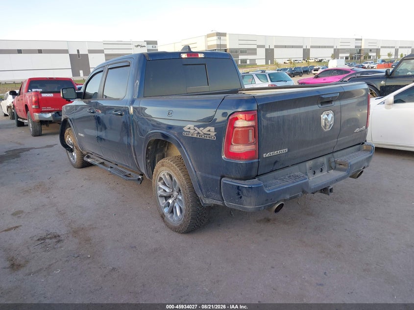 Vin: 1c6srfjt9ln323794, lot: 46433152, ram 1500 laramie  4x4 5'7 box 20203
