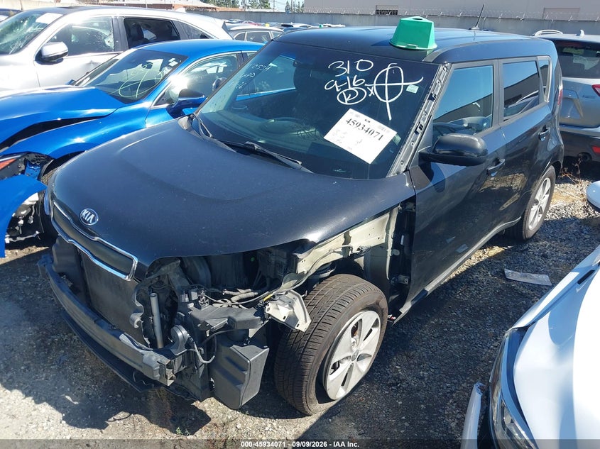 Vin: kndjn2a26g7328364, lot: 46433196, kia soul 20162