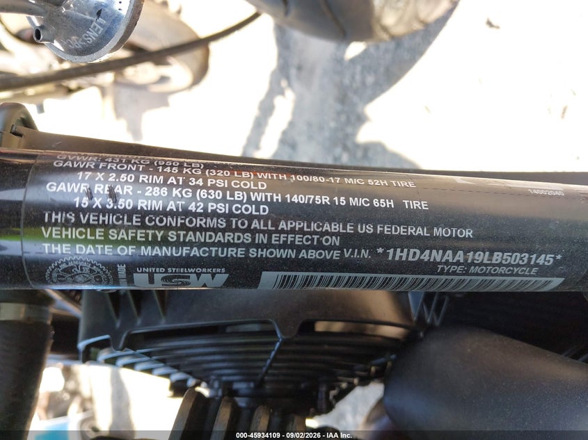HARLEY-DAVIDSON XG500 2020