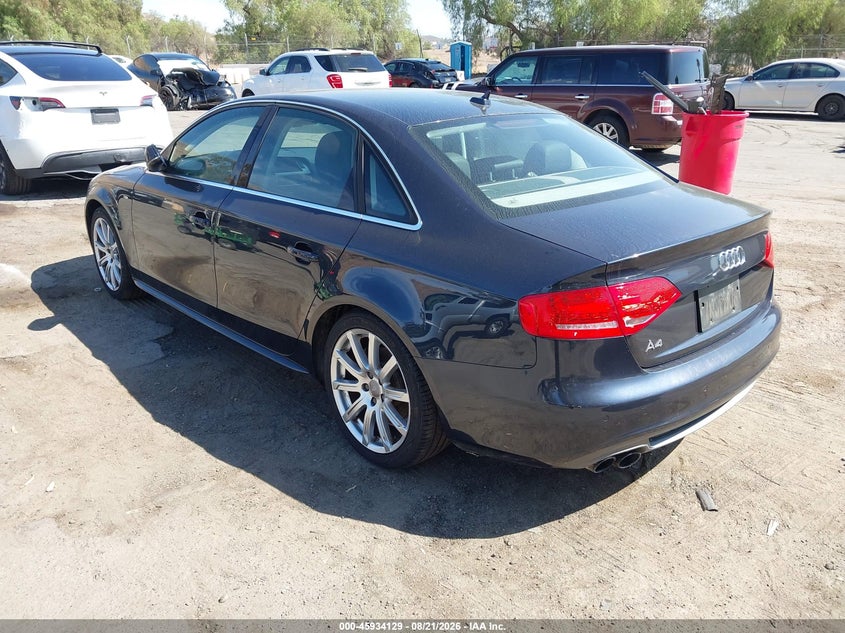 2012 AUDI A4 auction photo 3