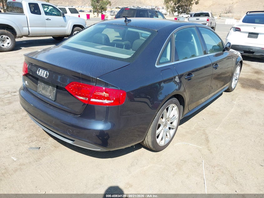 2012 AUDI A4 auction photo 4