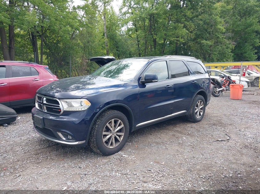 Vin: 1c4rdjdg2gc362655, lot: 46433274, dodge durango limited 20162