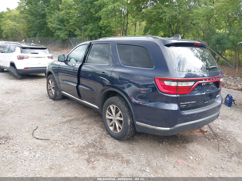 Vin: 1c4rdjdg2gc362655, lot: 46433274, dodge durango limited 20163