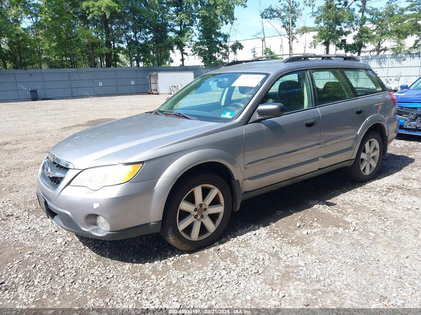 2008 Subaru Outback, Обычный износ, IAAI, VIN 4S4BP61C187366547 — фото 2