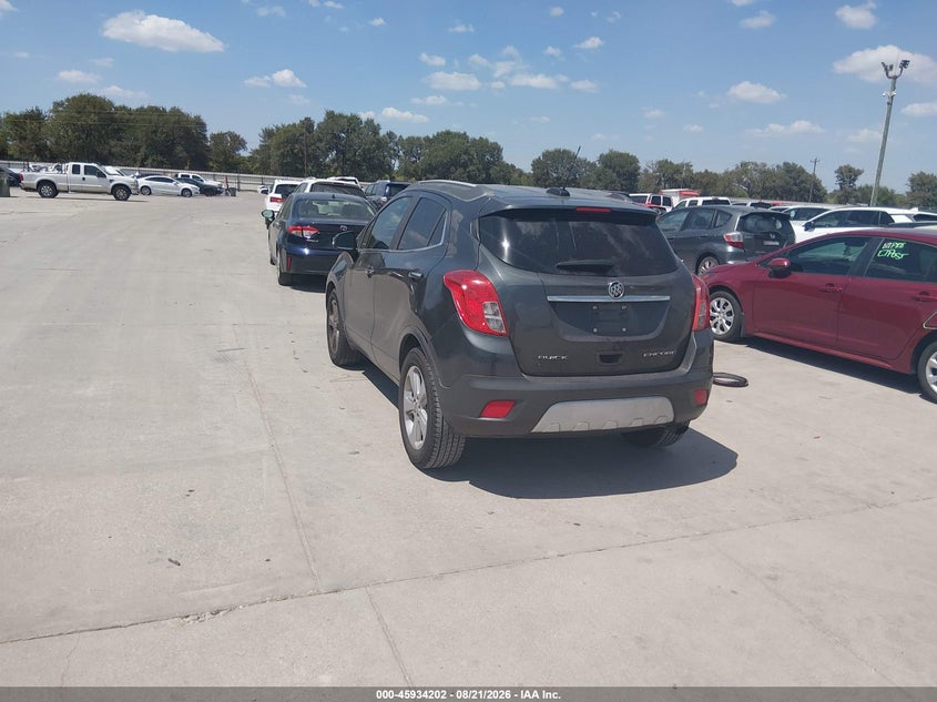 Vin: kl4cjasb8gb699269, lot: 46433327, buick encore 20163