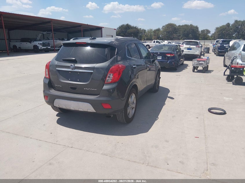 Vin: kl4cjasb8gb699269, lot: 46433327, buick encore 20164