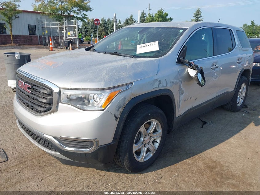 2019 GMC Acadia, Front End, IAAI, VIN 1GKKNRLAXKZ274053 — photo 2
