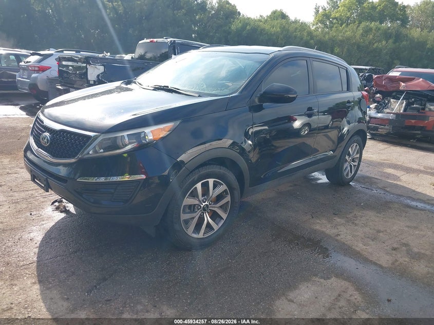 2014 Kia Sportage, Theft Recovery, IAAI, VIN KNDPB3AC2E7646500 — photo 2