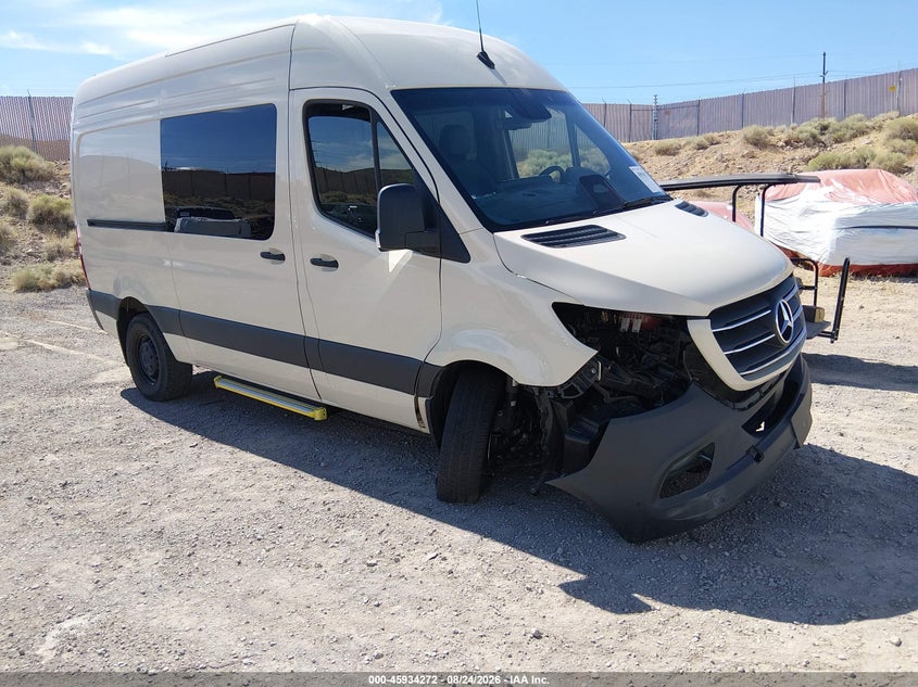 2025 Mercedes-Benz Sprinter 2500 Standard Roof 4-Cyl Diesel Ho, Правый перёд, IAAI, VIN W1W4NBVY0ST201383