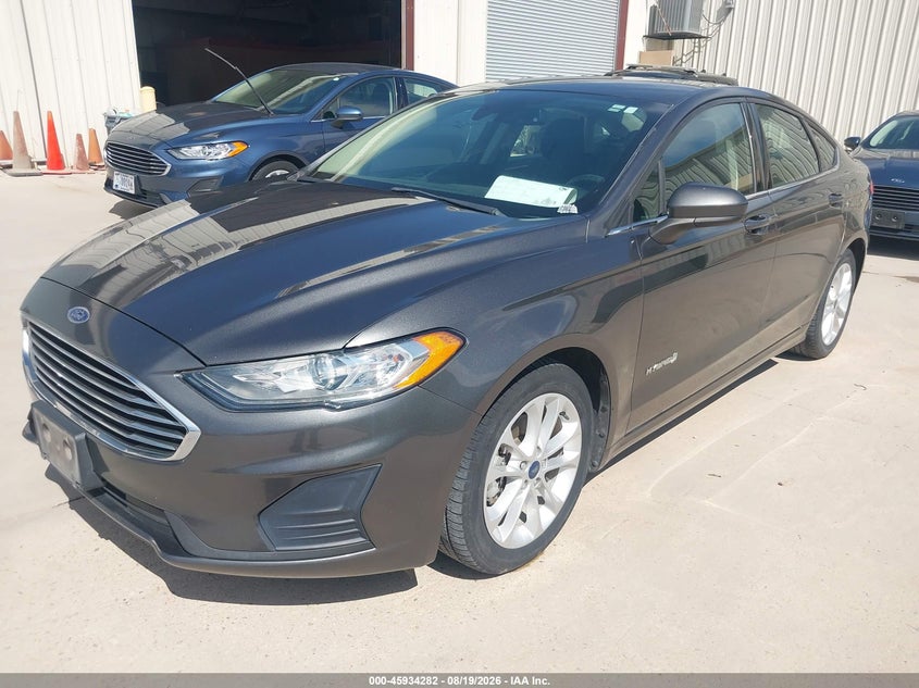 Vin: 3fa6p0lu8kr190837, lot: 46433407, ford fusion hybrid se 20192