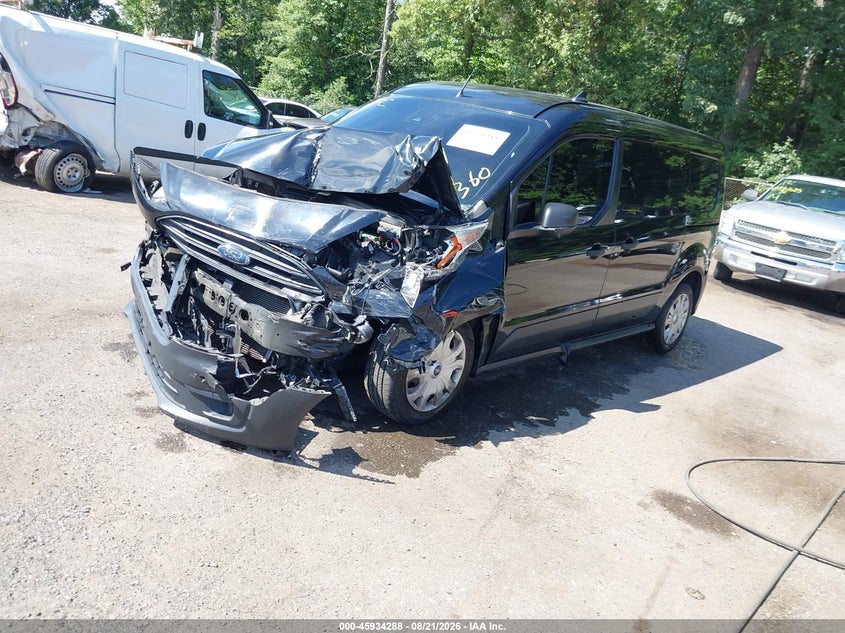 2019 Ford Transit Connect, Front & Rear, IAAI, VIN NM0LS7E2XK1391503 — photo 2