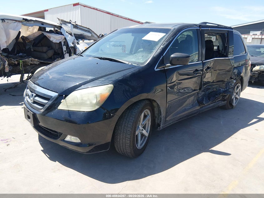 2007 Honda Odyssey, Left Side, IAAI, VIN 5FNRL38837B026596 — photo 2