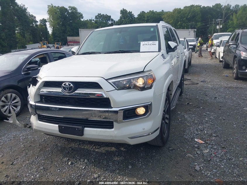 2016 Toyota 4Runner, Front End, IAAI, VIN JTEZU5JR8G5142384 — photo 2