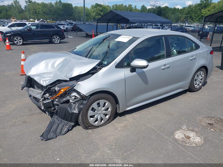 2021 Toyota Corolla, Front End, IAAI, VIN 5YFDPMAE5MP158750 — photo 2