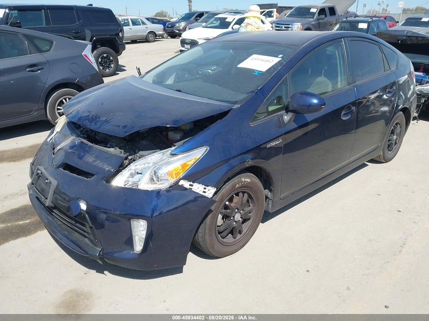 Vin: jtdkn3du5f0446890, lot: 46433527, toyota prius two 20152