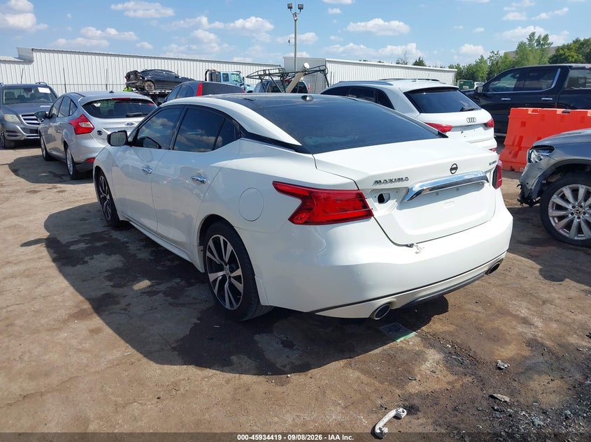 Vin: 1n4aa6ap4jc400875, lot: 46433578, nissan maxima 3.5 platinum 20183