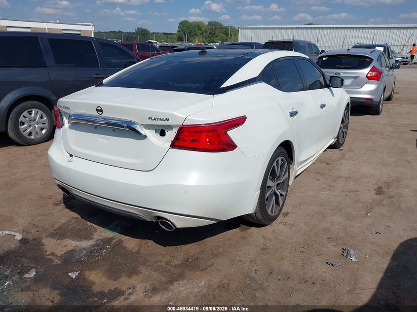 Vin: 1n4aa6ap4jc400875, lot: 46433578, nissan maxima 3.5 platinum 20184