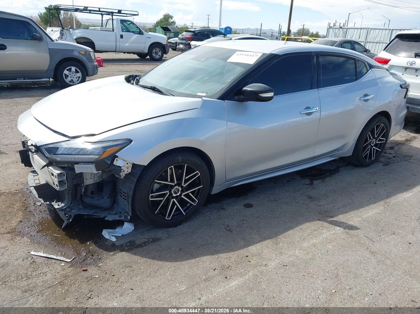 2022 Nissan Maxima, Front End, IAAI, VIN 1N4AA6CV5NC504745 — photo 2