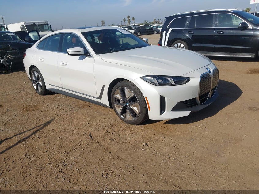 2025 BMW I4 Gran Coupe EDRIVE40, aukciono nuotrauka 1