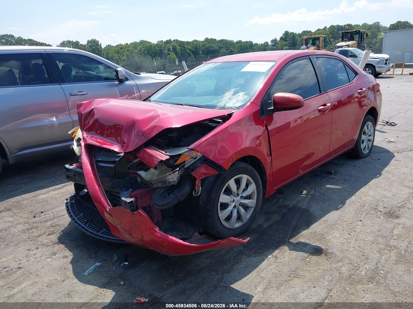2015 Toyota Corolla, Удар спереди, IAAI, VIN 2T1BURHE8FC334356 — фото 2