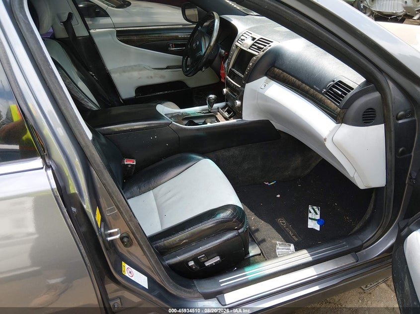 LEXUS LS 460 2012 VIN JTHCL5EF6C5014554
