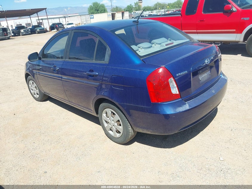 2011 HYUNDAI ACCENT SEDAN 1.6L I-4 DOHC, VVT, 110HP