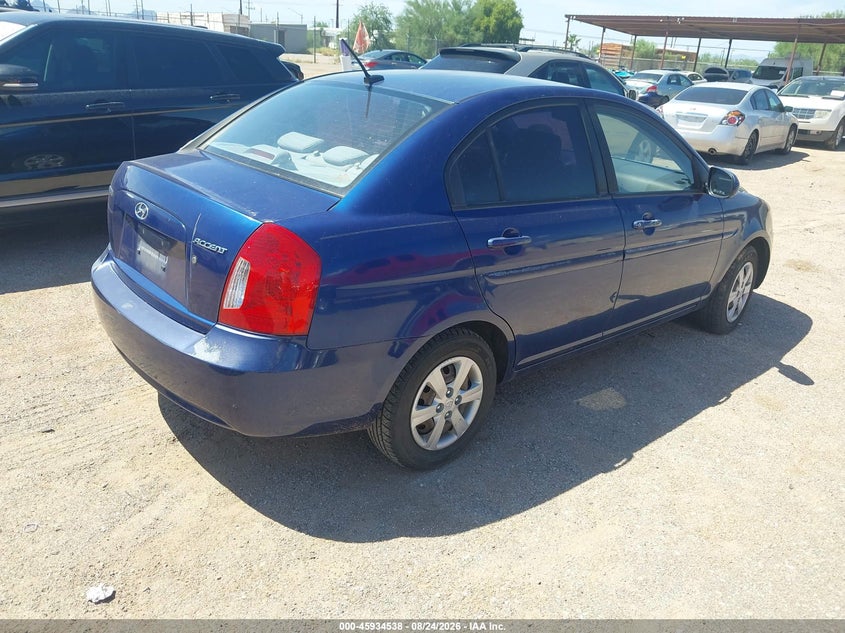 2011 HYUNDAI ACCENT SEDAN 1.6L I-4 DOHC, VVT, 110HP