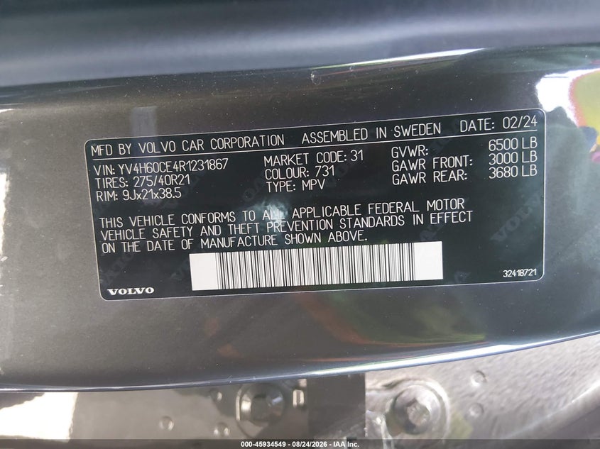 VOLVO XC90 RECHARGE PLUG-IN HYBRID - zdjęcie 9