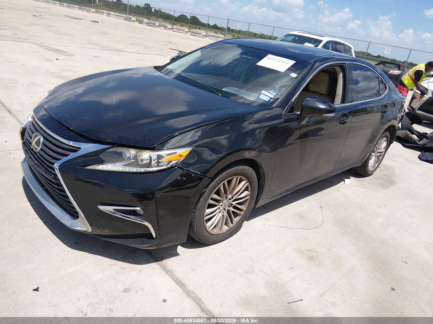 2016 Lexus ES, Rear, IAAI, VIN JTHBK1GG2G2218370 — photo 2