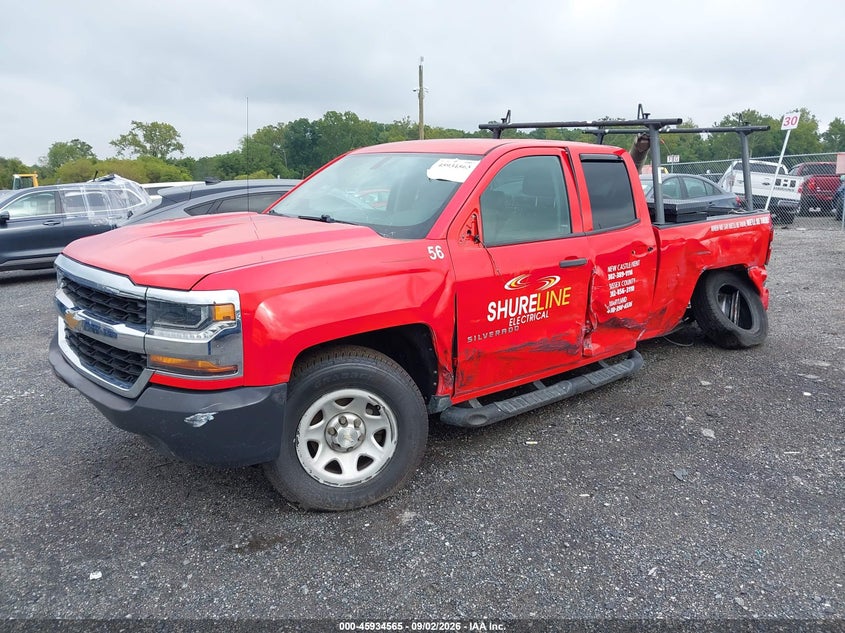 Vin: 1gcrcneh9gz328517, lot: 46433706, chevrolet silverado 1500 work truck 20162