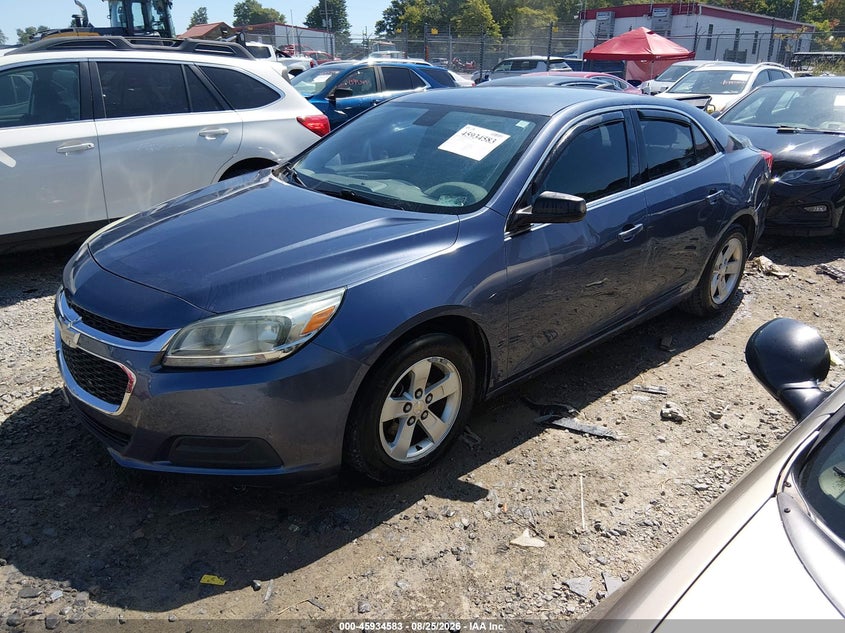 2015 Chevrolet Malibu, Rear, IAAI, VIN 1G11B5SL8FF127046 — photo 2