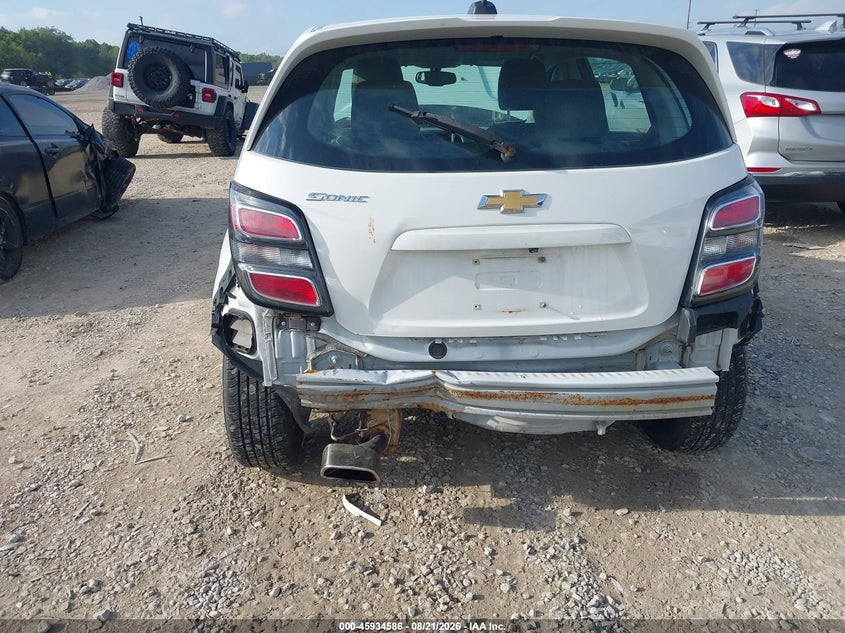 CHEVROLET SONIC 2017 VIN 1G1JG6SHXH4160857