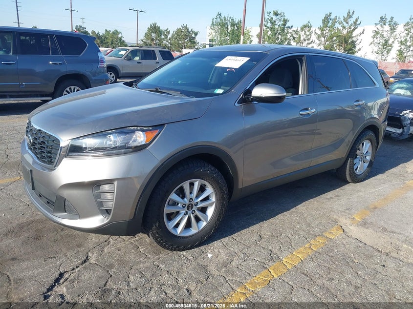2019 Kia Sorento 2.4L Lx, Rear, IAAI, VIN 5XYPG4A3XKG511528 — photo 2