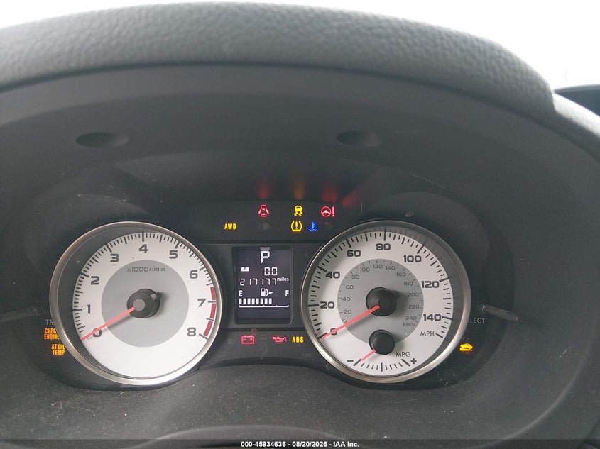2014 SUBARU IMPREZA auction photo 7