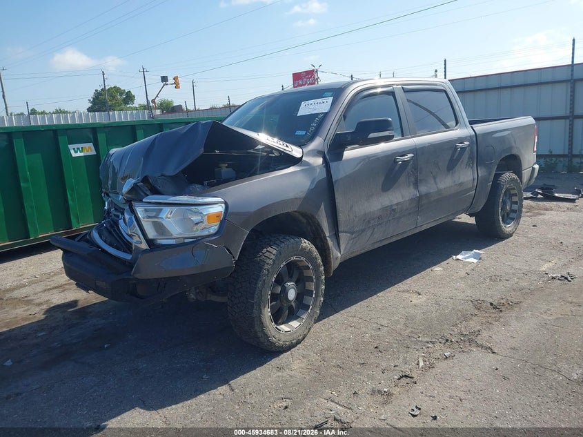 2019 RAM 1500, Front End, IAAI, VIN 1C6RREFT1KN543785 — photo 2