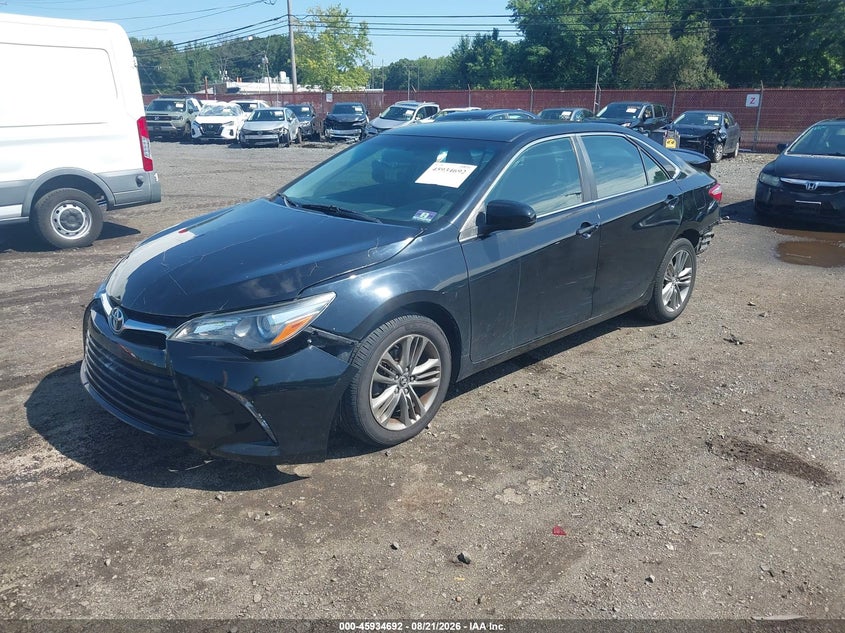 2016 Toyota Camry, Rear, IAAI, VIN 4T1BF1FK6GU175552 — photo 2