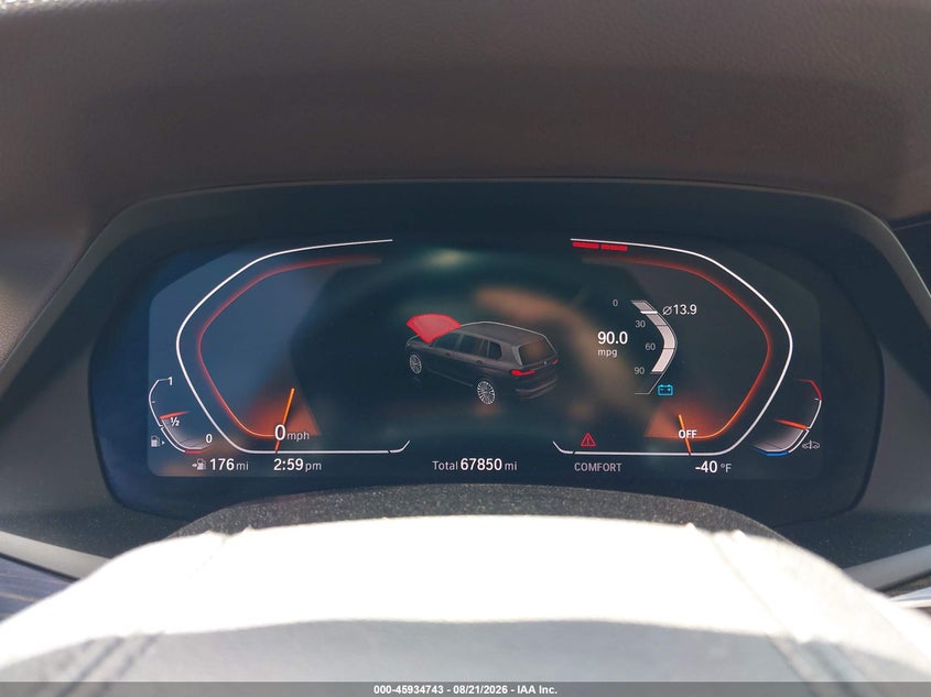 2019 BMW X7 SPORT UTILITY VEHICLE 3.0L I-6 DI, DOHC, VVT, TURBO, 335HP