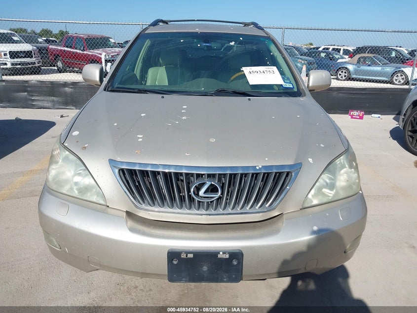 LEXUS RX 2008 VIN 2T2GK31U38C056653