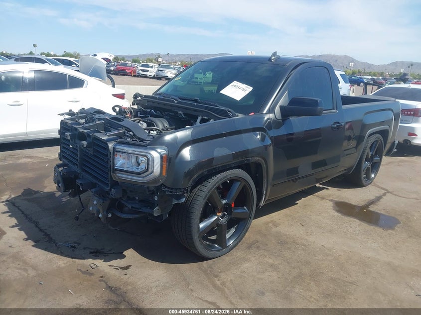 Vin: 1gtn1mec8jz110448, lot: 46433902, gmc sierra 1500 sle 20182