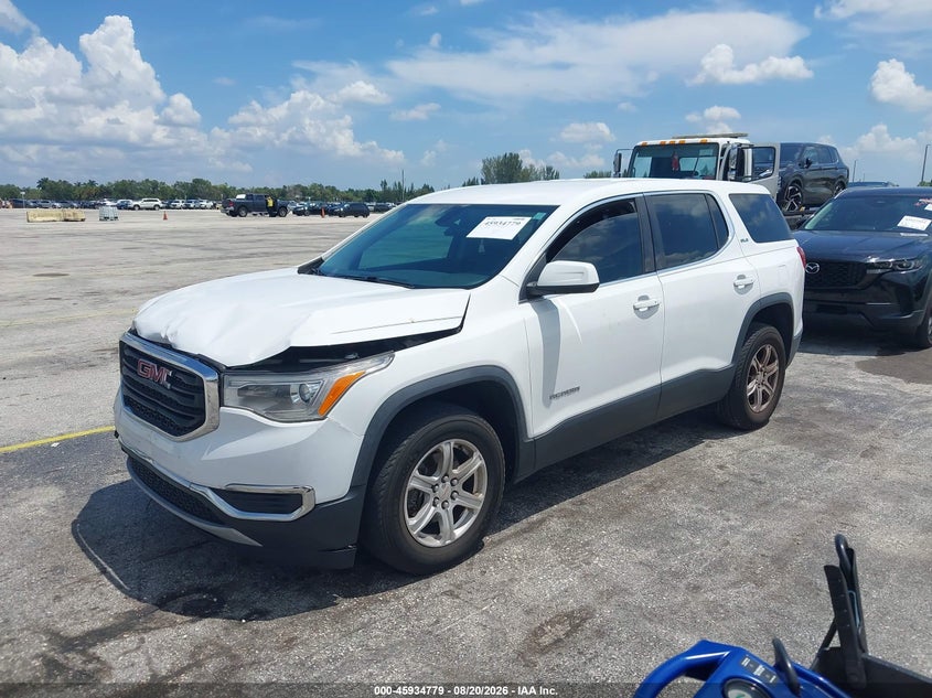 2018 GMC Acadia, Front End, IAAI, VIN 1GKKNKLA1JZ149108 — photo 2