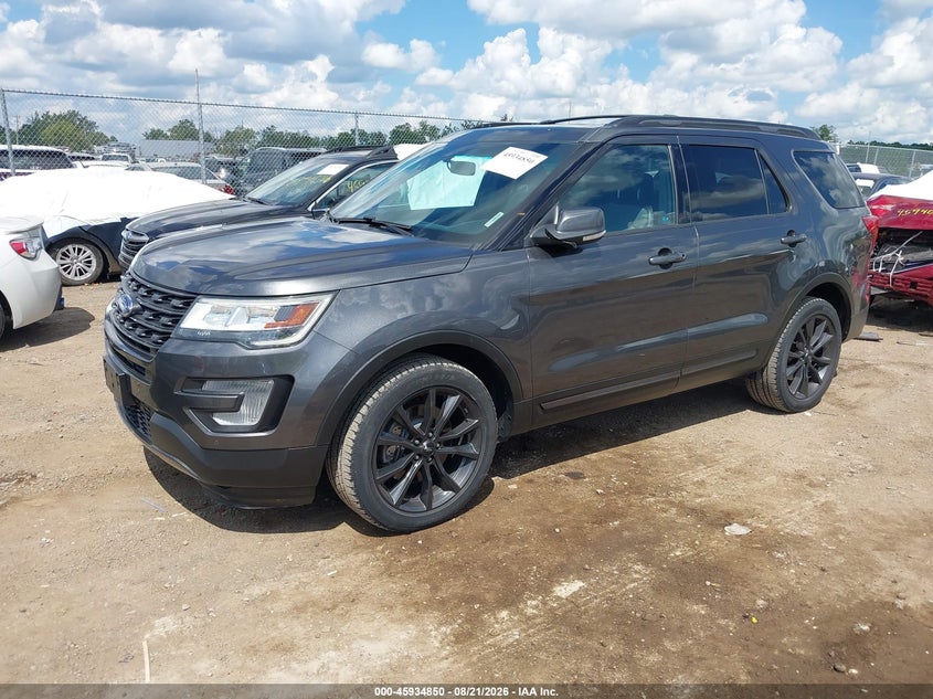 2017 Ford Explorer, Удар сзади, IAAI, VIN 1FM5K8D88HGB69633 — фото 2