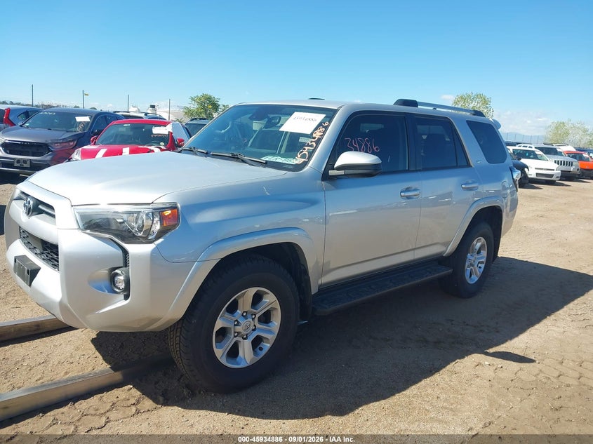 Vin: jtemu5jr2n6053380, lot: 46434027, toyota 4runner sr5 20222