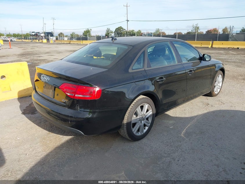 2011 AUDI A4 auction photo 4